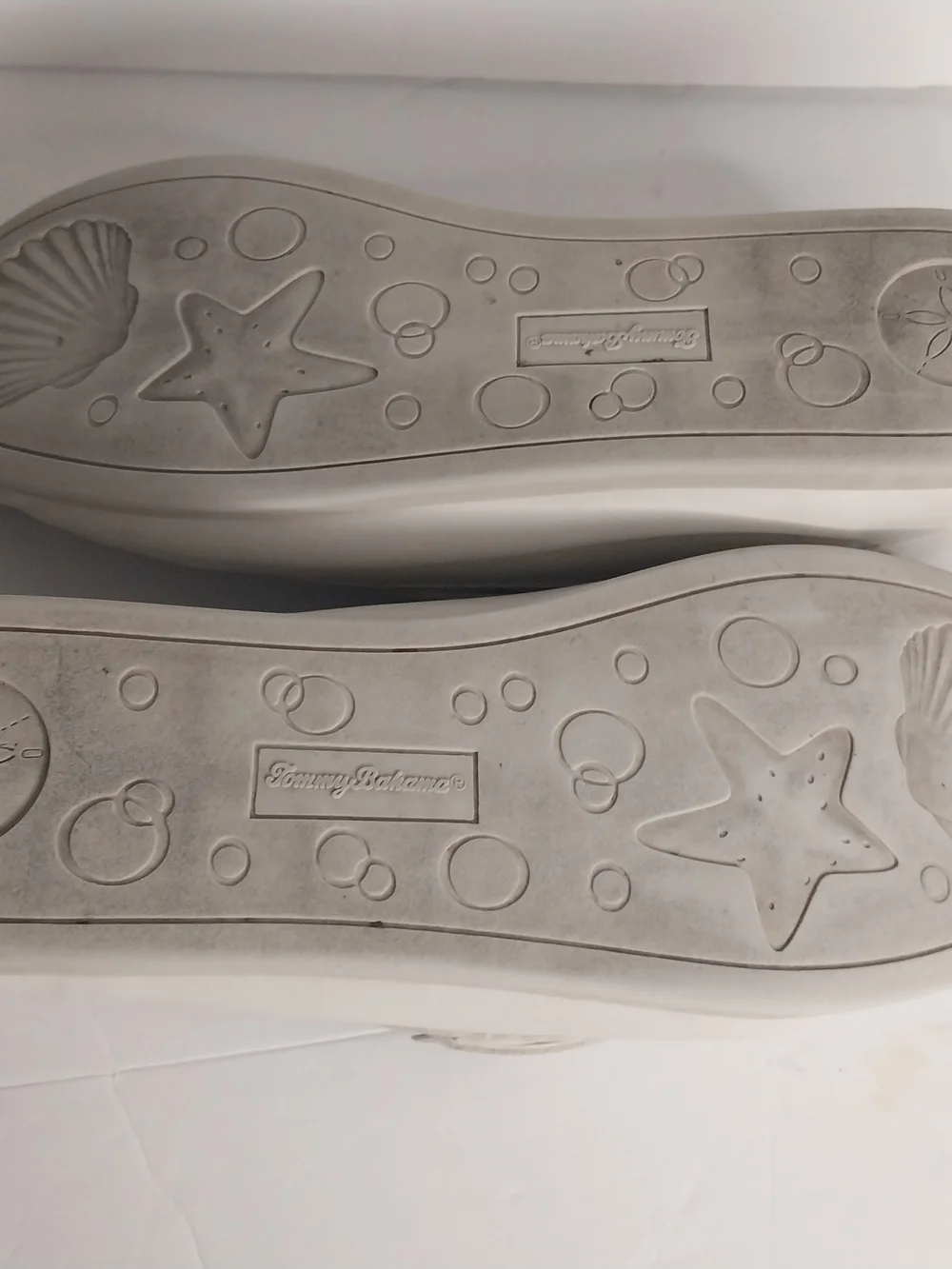 Tommy Bahama White Leather Espadrille Boat Shoes